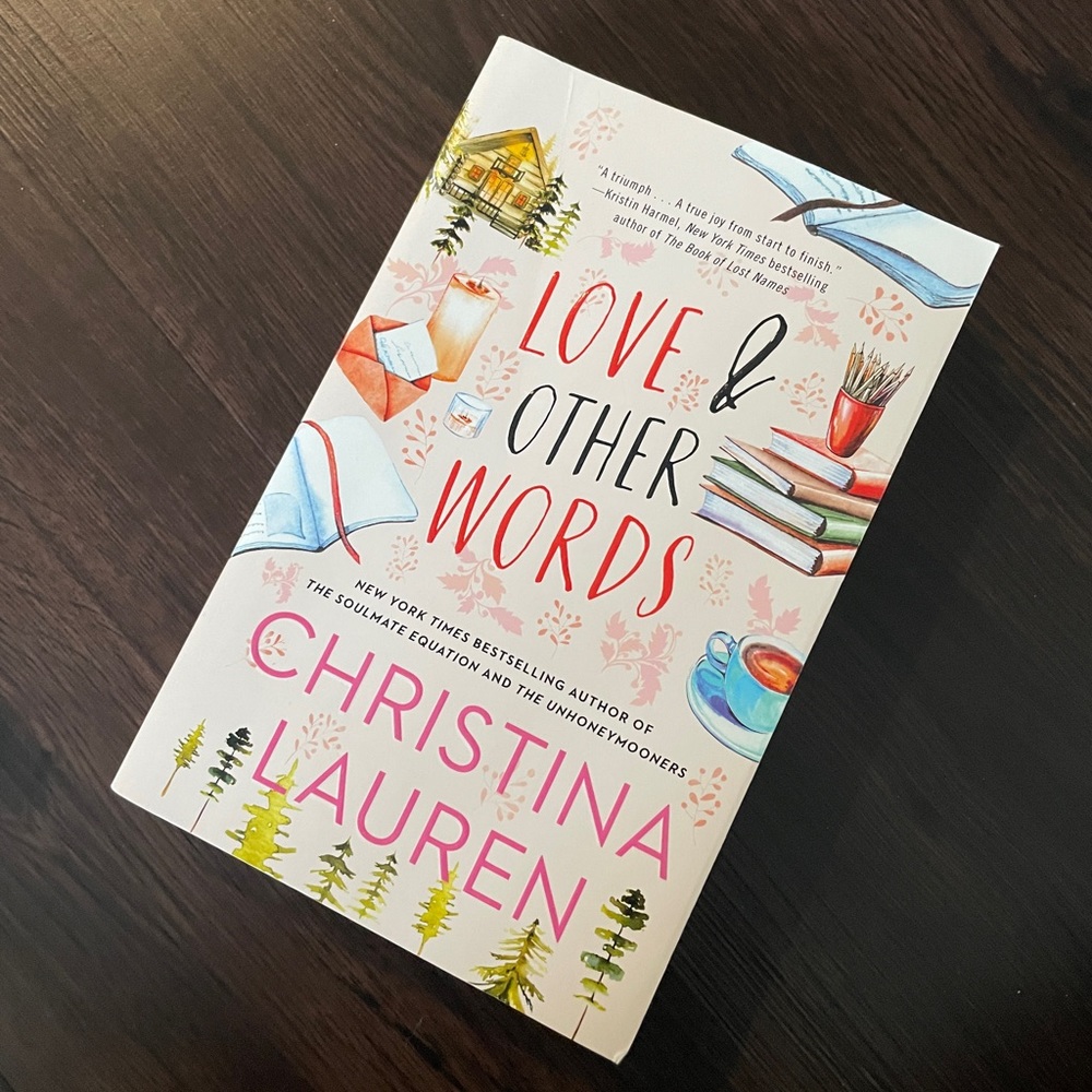 LOVE & OTHER WORDS BY CHRISTINA LAUREN, PAPERBACK BOOK, LIGHTLY USED